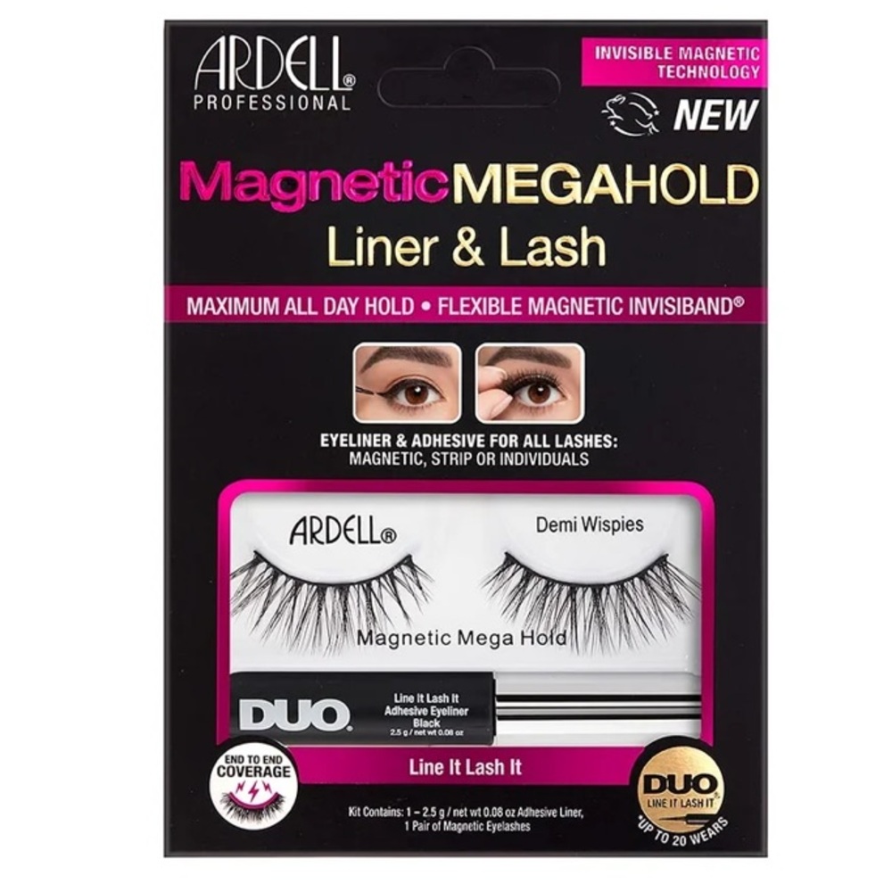 🤍New Ardell Magnetic MegaHold Liner & Lash Duo🤍